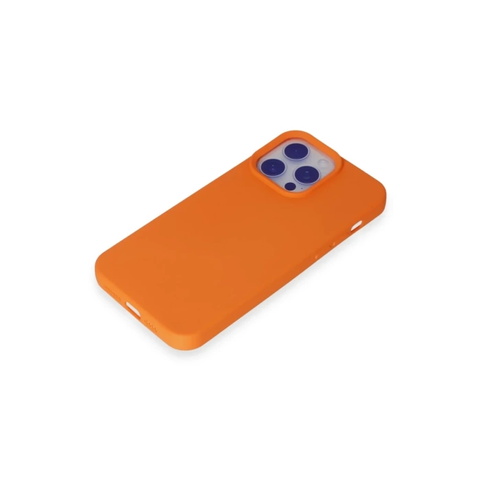 Newface iPhone 15 Pro Max Kılıf Nano içi Kadife Silikon