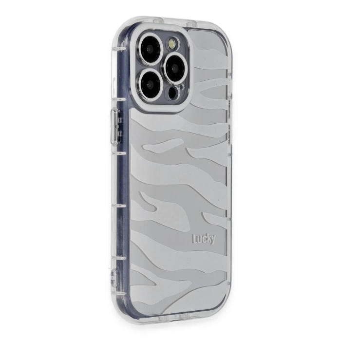 Newface iPhone 15 Pro Max Kılıf Reflexion Desenli Kapak - Desen 10
