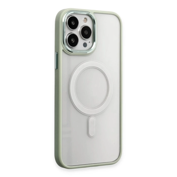Newface iPhone 15 Pro Max Kılıf Room Magneticsafe Silikon