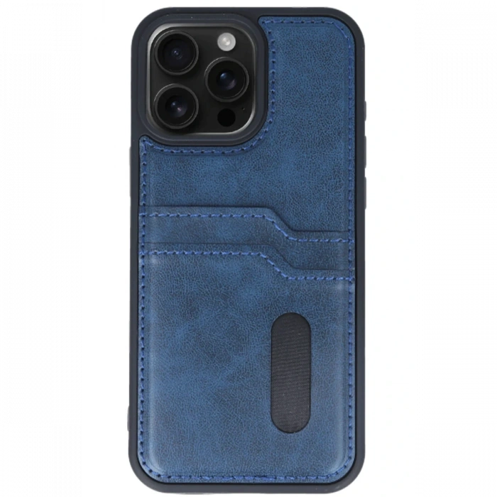 Newface iPhone 15 Pro Max Kılıf Sara Kartvizitli Deri Kılıf