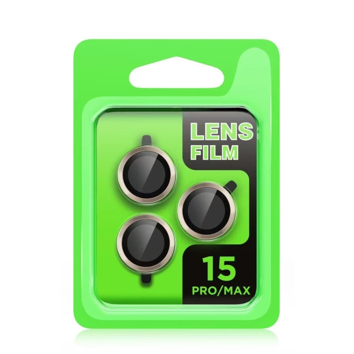Newface iPhone 15 Pro Raze Metal Kamera Lens - Siyah