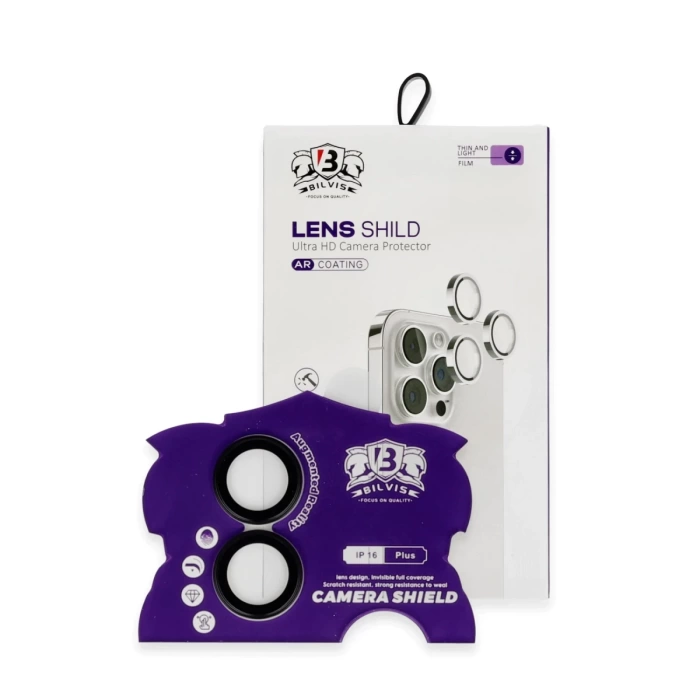 Newface iPhone 16 Bilvis Titan Kamera Lens - Siyah