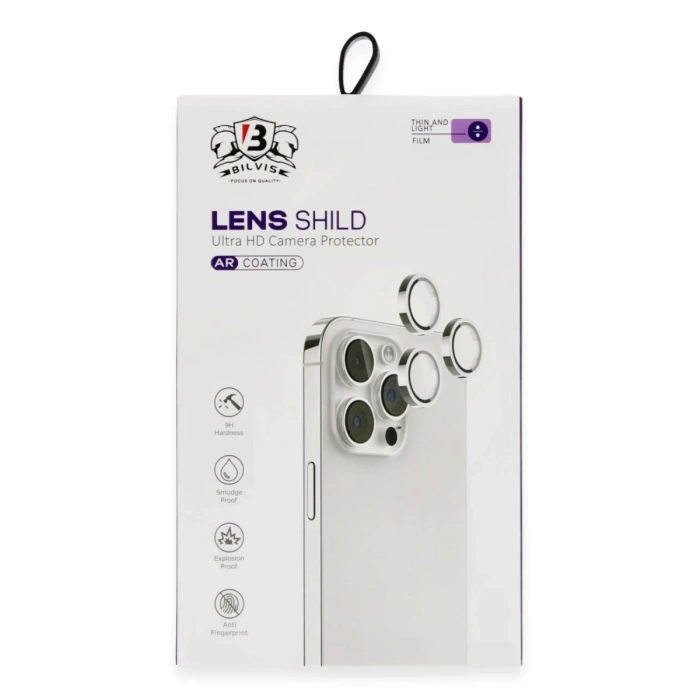 Newface iPhone 16 Bilvis Titan Kamera Lens - Siyah