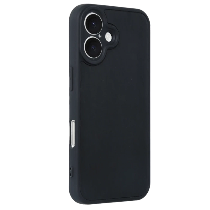 Newface iPhone 16 Kılıf Aras Deri Kapak - Siyah
