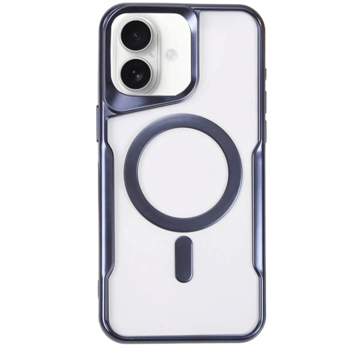 Newface iPhone 16 Kılıf Boyi Magsafe Silikon Kapak - Lacivert