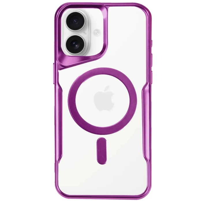 Newface iPhone 16 Kılıf Boyi Magsafe Silikon Kapak - Pembe