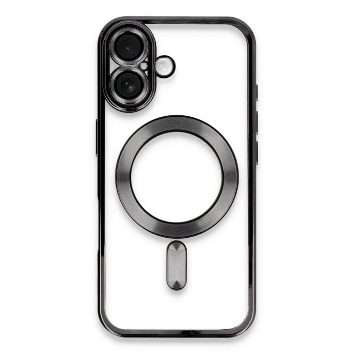Newface iPhone 16 Kılıf Kross Magneticsafe Kapak - Siyah