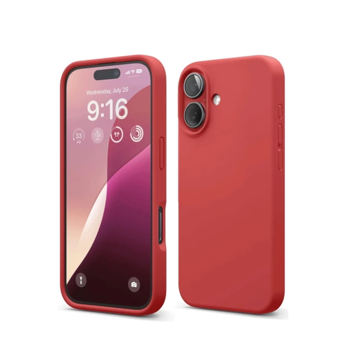 Newface iPhone 16 Kılıf Nano içi Kadife Silikon