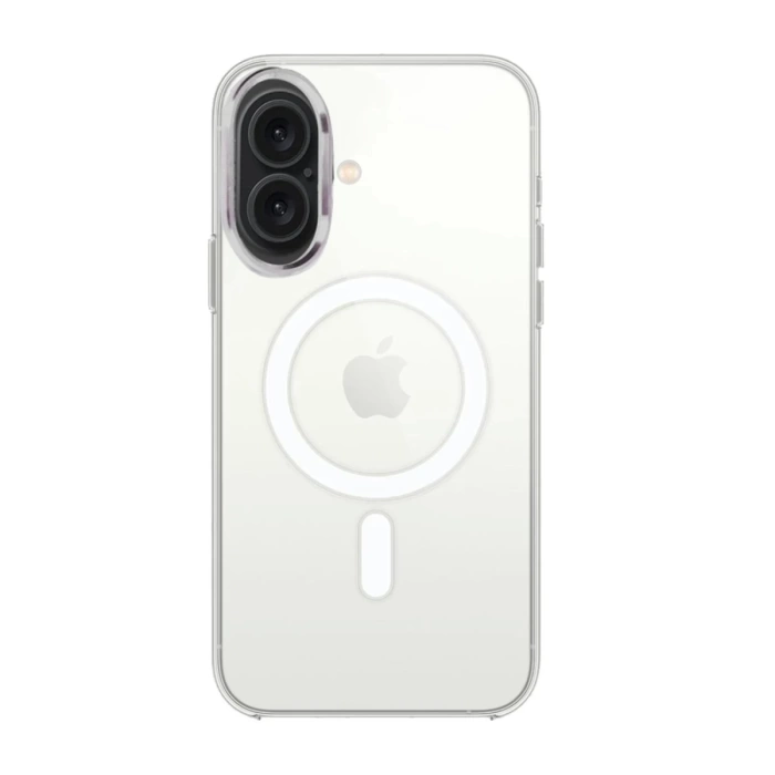 Newface iPhone 16 Kılıf Pc Real Magsafe Kapak - Şeffaf