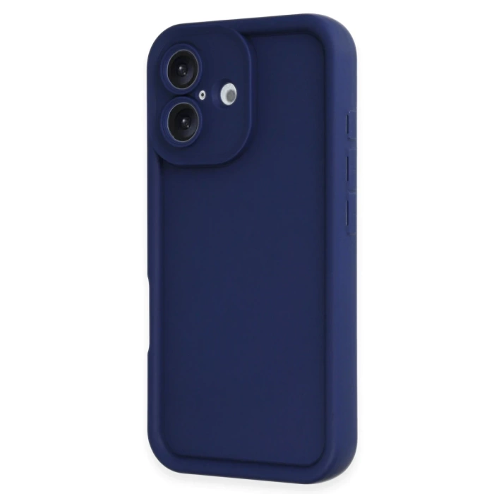 Newface iPhone 16 Kılıf Viera Silikon - Lacivert