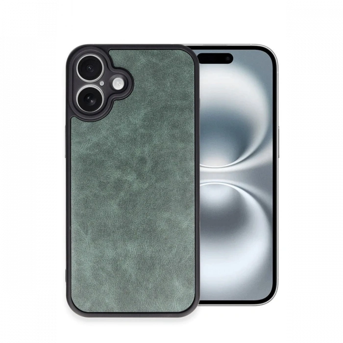Newface iPhone 16 Plus Kılıf Aras Deri Kapak