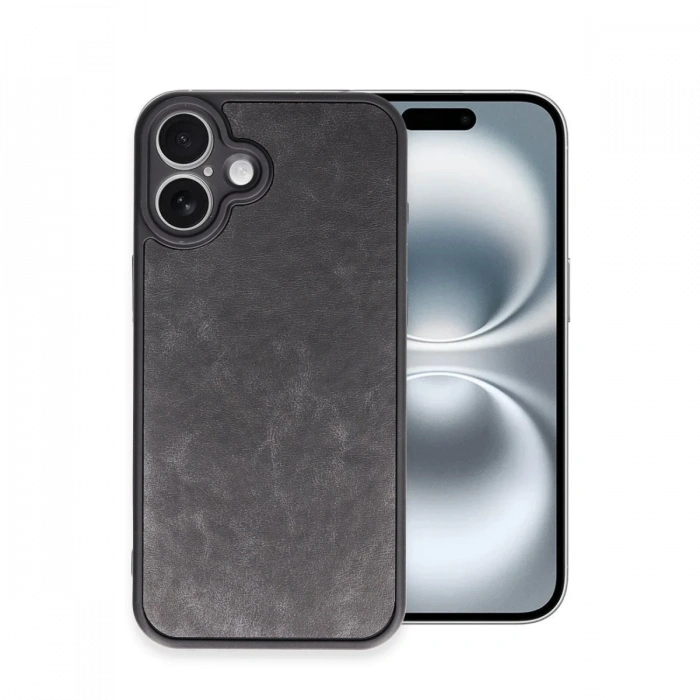 Newface iPhone 16 Plus Kılıf Aras Deri Kapak