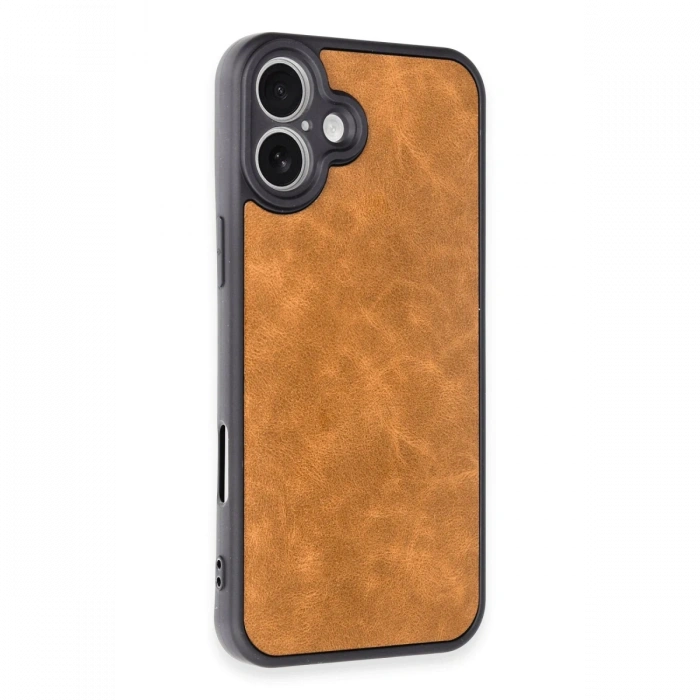Newface iPhone 16 Plus Kılıf Aras Deri Kapak