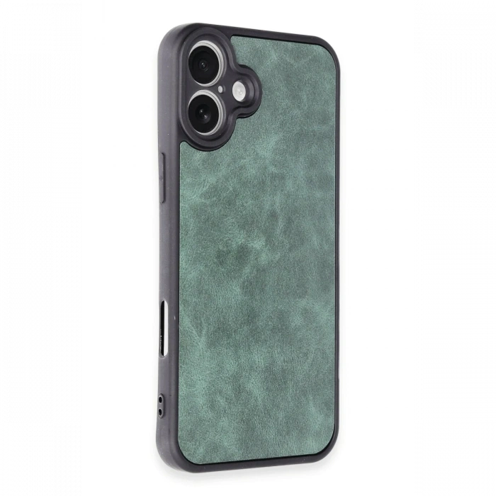 Newface iPhone 16 Plus Kılıf Aras Deri Kapak