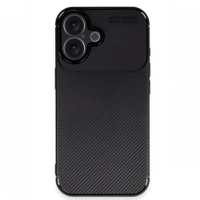 Newface iPhone 16 Plus Kılıf Auto Focus Karbon Kapak