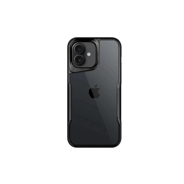 Newface iPhone 16 Plus Kılıf Boyi Silikon Kapak - Siyah