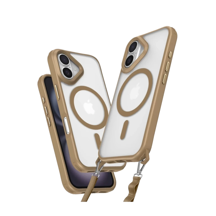 Newface iPhone 16 Plus Kılıf Enka Magsafe Silikon Kılıf