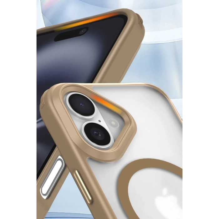 Newface iPhone 16 Plus Kılıf Enka Magsafe Silikon Kılıf