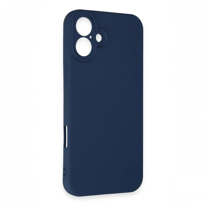 Newface iPhone 16 Plus Kılıf First Silikon - Lacivert