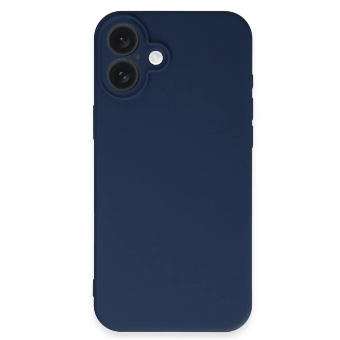 Newface iPhone 16 Plus Kılıf First Silikon - Lacivert