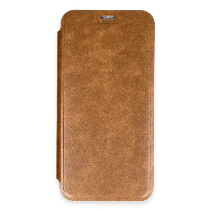 Newface iPhone 16 Plus Kılıf Flip Cover - Taba
