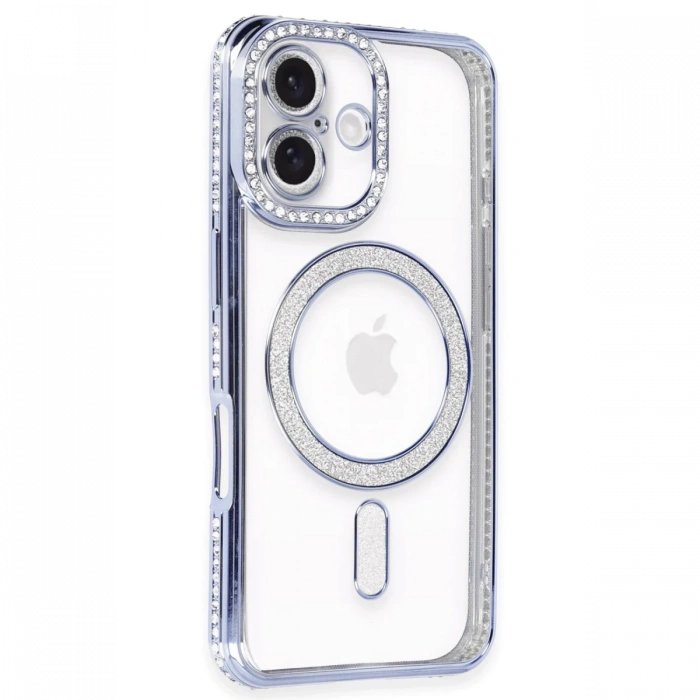 Newface iPhone 16 Plus Kılıf Joke Simli Magneticsafe Kılıf