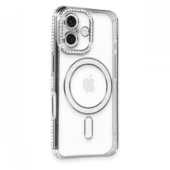 Newface iPhone 16 Plus Kılıf Joke Simli Magneticsafe Kılıf