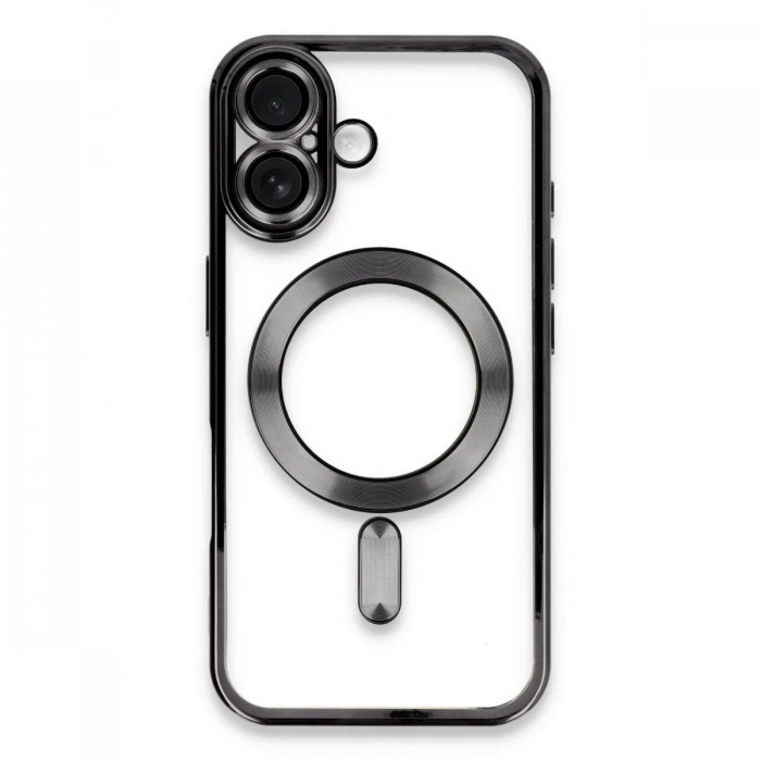 Newface iPhone 16 Plus Kılıf Kross Magneticsafe Kapak - Siyah
