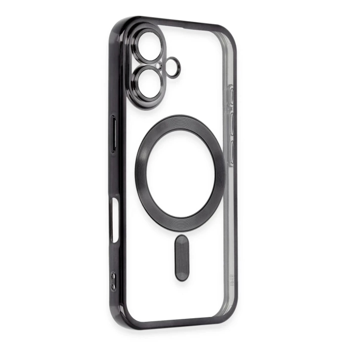 Newface iPhone 16 Plus Kılıf Kross Magneticsafe Kapak - Siyah