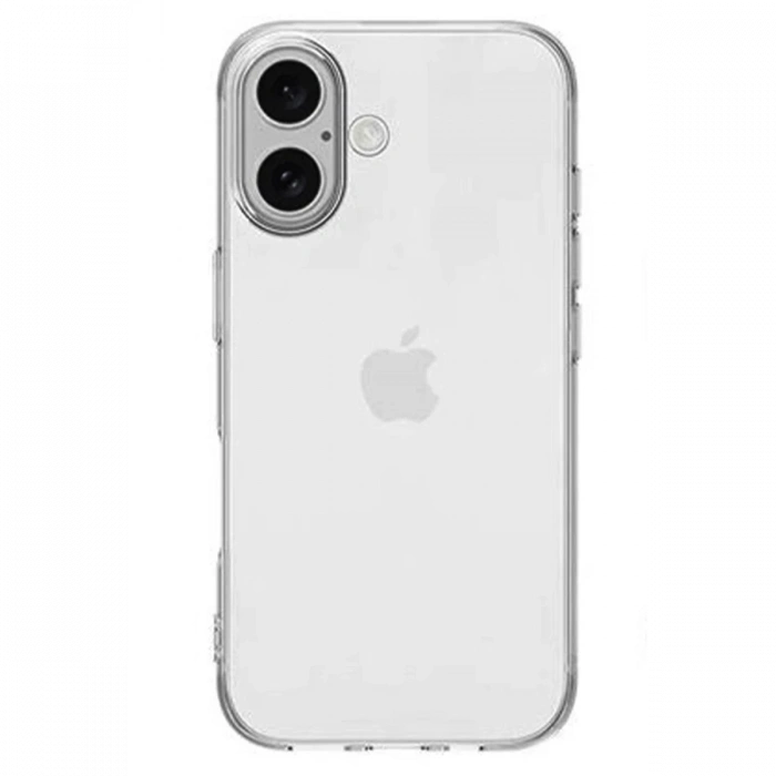 Newface iPhone 16 Plus Kılıf Lüx Şeffaf Silikon
