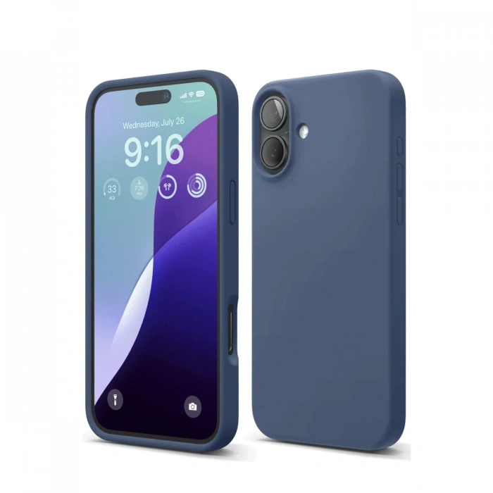 Newface iPhone 16 Plus Kılıf Nano içi Kadife Silikon