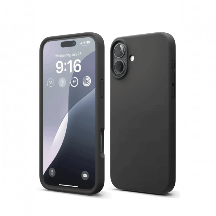 Newface iPhone 16 Plus Kılıf Nano içi Kadife Silikon