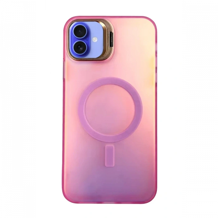 Newface iPhone 16 Plus Kılıf Primera Magsafe Standlı Kapak