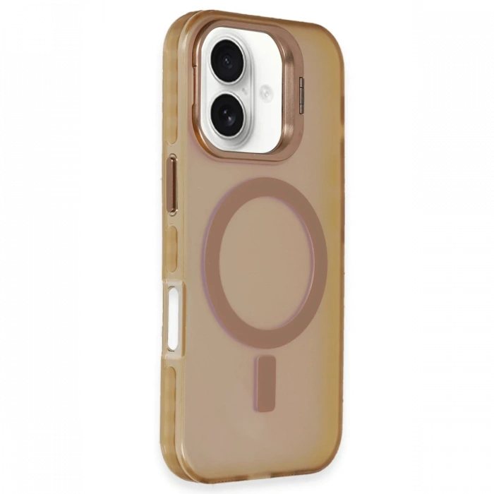 Newface iPhone 16 Plus Kılıf Primera Magsafe Standlı Kapak