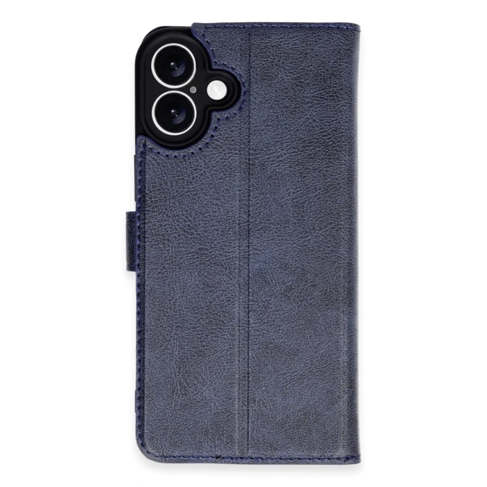 Newface iPhone 16 Plus Kılıf Trend S Plus Kapaklı Kılıf - Lacivert