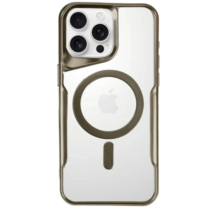 Newface iPhone 16 Pro Kılıf Boyi Magsafe Silikon Kapak - Desert