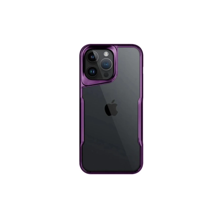 Newface iPhone 16 Pro Kılıf Boyi Silikon Kapak - Derin Mor