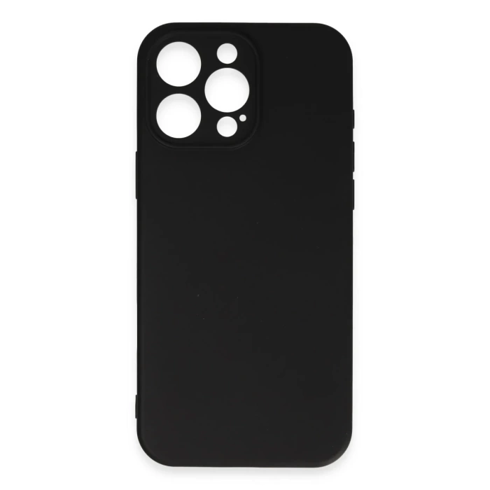 Newface iPhone 16 Pro Kılıf First Silikon - Siyah