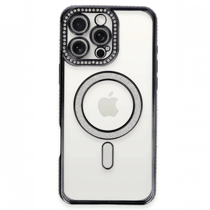 Newface iPhone 16 Pro Kılıf Joke Simli Magneticsafe Kılıf