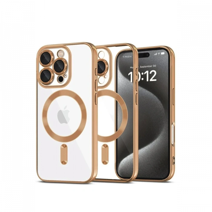 Newface iPhone 16 Pro Kılıf Kross Magneticsafe Kapak - Çöl Titanyum