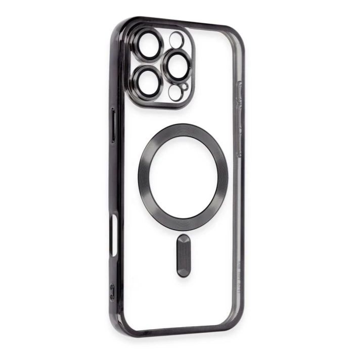 Newface iPhone 16 Pro Kılıf Kross Magneticsafe Kapak - Siyah