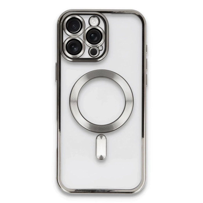 Newface iPhone 16 Pro Kılıf Kross Magneticsafe Kapak - Titan Gri