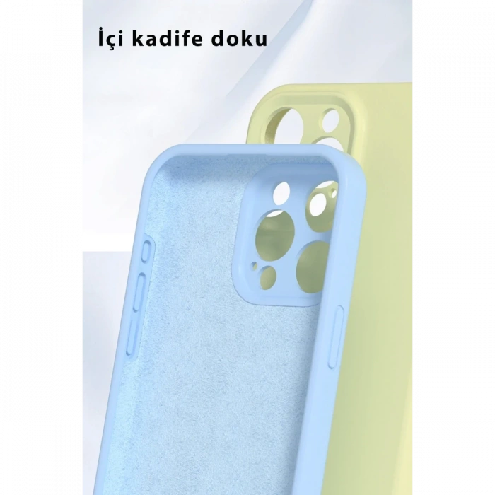 Newface iPhone 16 Pro Kılıf Nano içi Kadife Silikon - Kırmızı