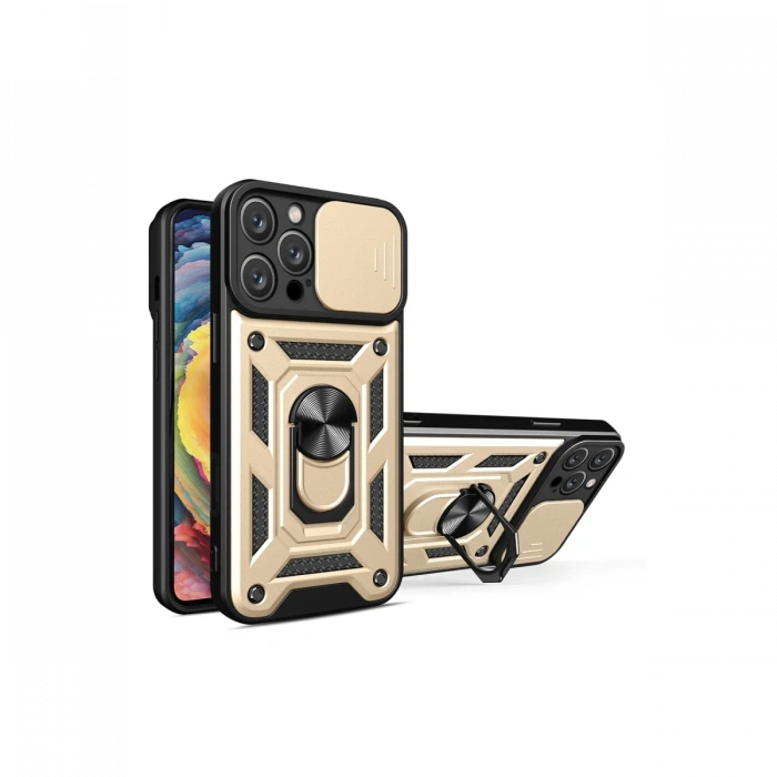 iPhone 16 Pro Kılıf Pars Lens Yüzüklü Silikon