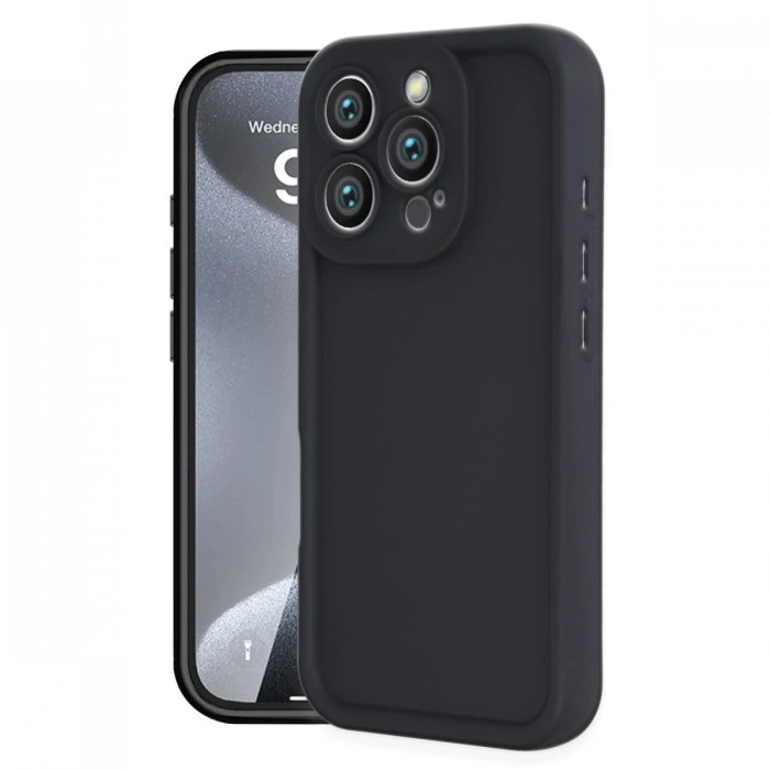 Newface iPhone 16 Pro Kılıf Viera Silikon - Siyah