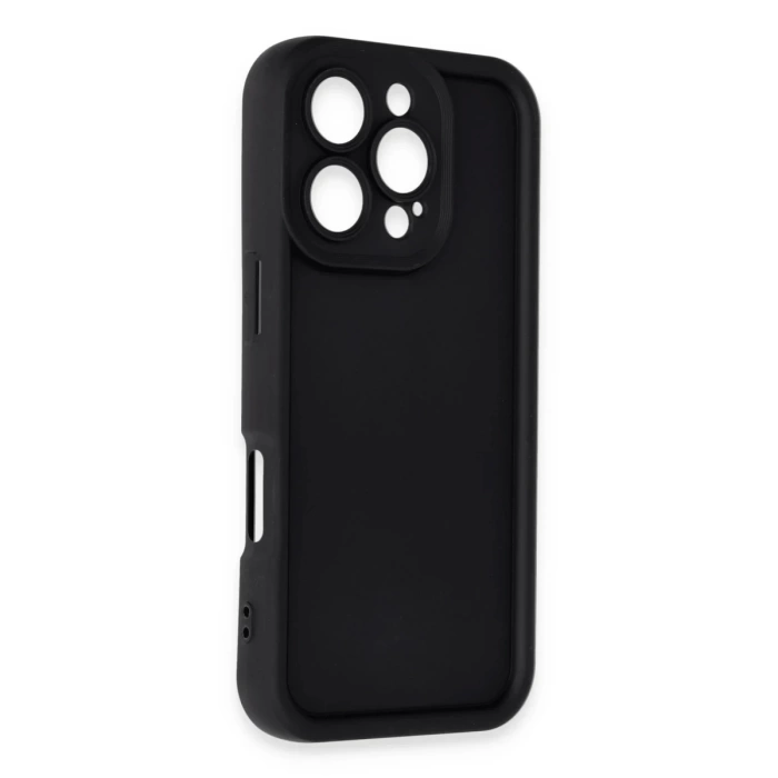 Newface iPhone 16 Pro Kılıf Viera Silikon - Siyah