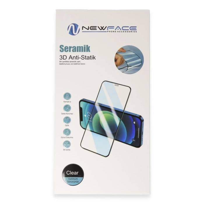 Newface iPhone 16 Pro Max 3D Antistatik Seramik Nano Ekran Koruyucu