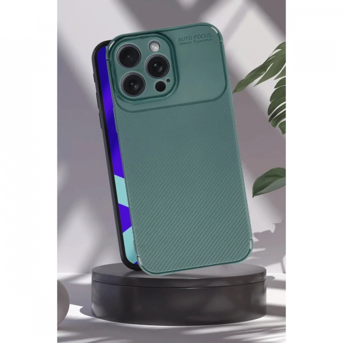 iPhone 16 Pro Max Kılıf Auto Focus Karbon Kapak