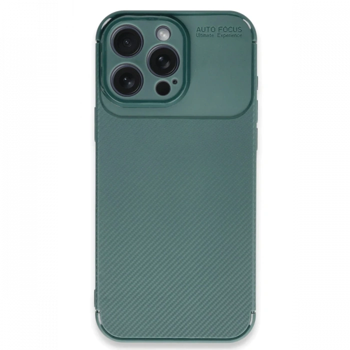 iPhone 16 Pro Max Kılıf Auto Focus Karbon Kapak