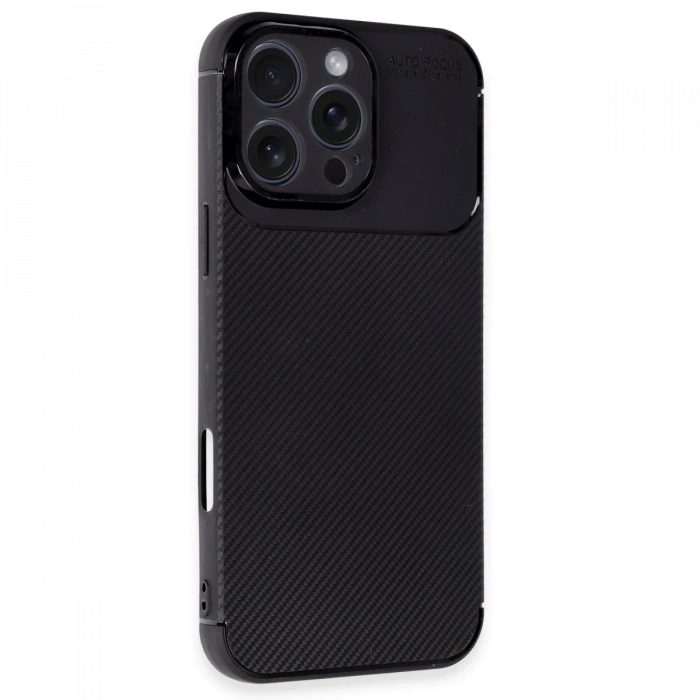 iPhone 16 Pro Max Kılıf Auto Focus Karbon Kapak